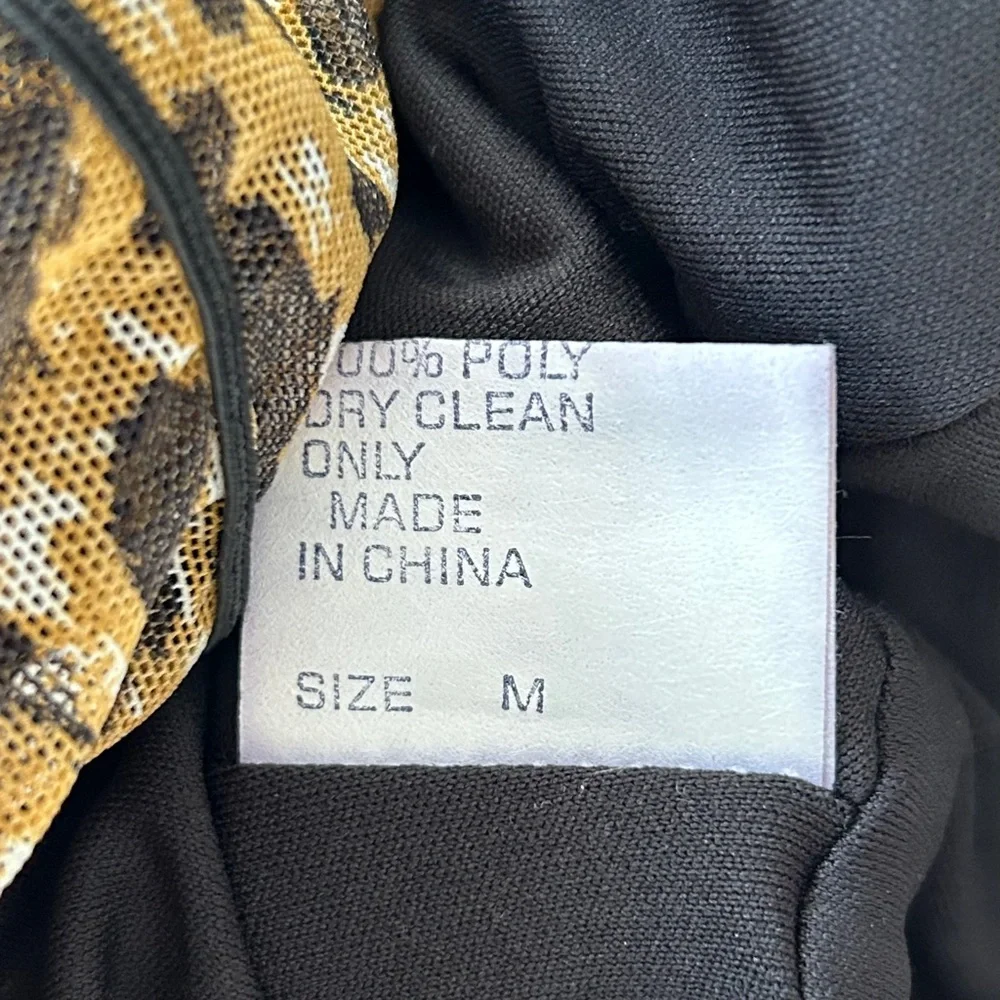 Tadashi Collection Leopard Mesh Dress - Picture 8 of 8